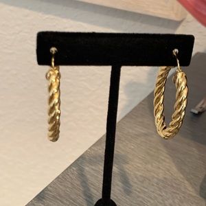 Romanza D’Italia 18K Vermeil Bold Gold Earrings.